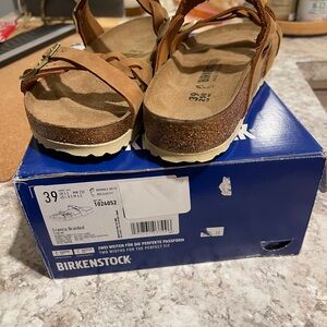 Birkenstock Cognac Franca Sandals 39